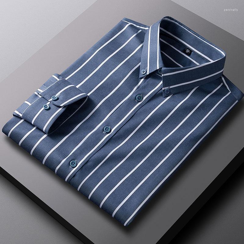Men's Dress Shirts Stretch Men Stripe Long Sleeve Social Regular-Fit Spring Work Business Fashion Smart Casual Shirt For Man, 2617-4
Men's Dress Shirts Stretch Men Stripe Long Sleeve Social Regular-Fit Spring Work Business Fashion Smart Casual Shirt For Man, 2617-4