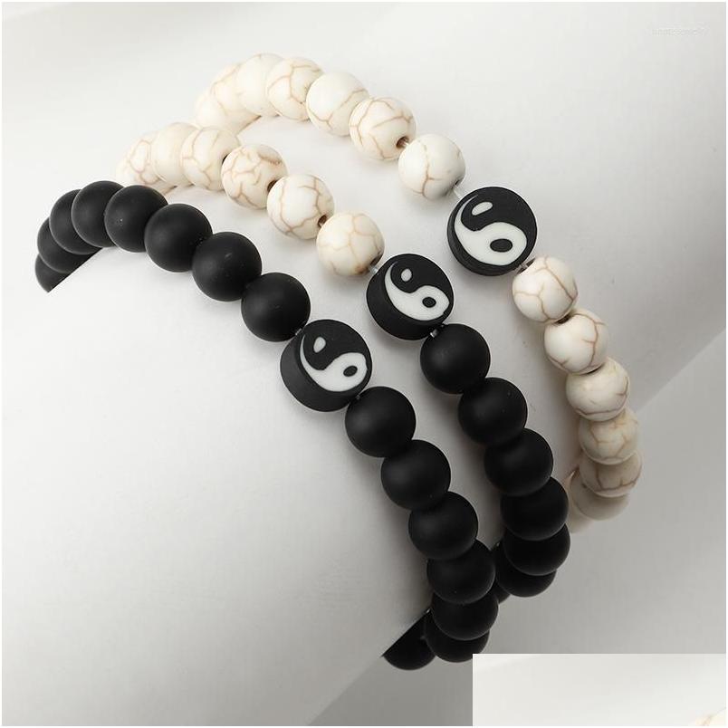 Beaded Strand Handmade Soft Clay Beads Bracelet For Women Men Fashion Bohemia Black White Tai Chi Yin Yang Charm Bracelets Jewelry W Dhbla
Beaded Strand Handmade Soft Clay Beads Bracelet For Women Men Fashion Bohemia Black White Tai Chi Yin Yang Charm Bracelets Jewelry W Dhbla
