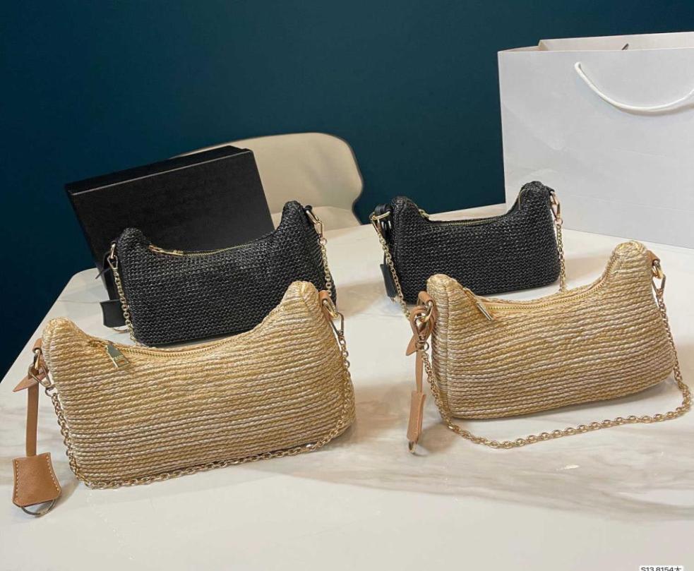 2022 designer shoulder bag woven threeinone underarm dumpling bag messenger summer allma9147524, Khaki
2022 designer shoulder bag woven threeinone underarm dumpling bag messenger summer allma9147524, Khaki