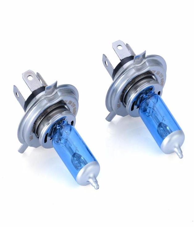 

10pcs H4 55W Halogen Car Light Bulb High Low Beam H4 12V 6055W P43T 9003 Super Xenon White 6000K Headlight Lamp6196408