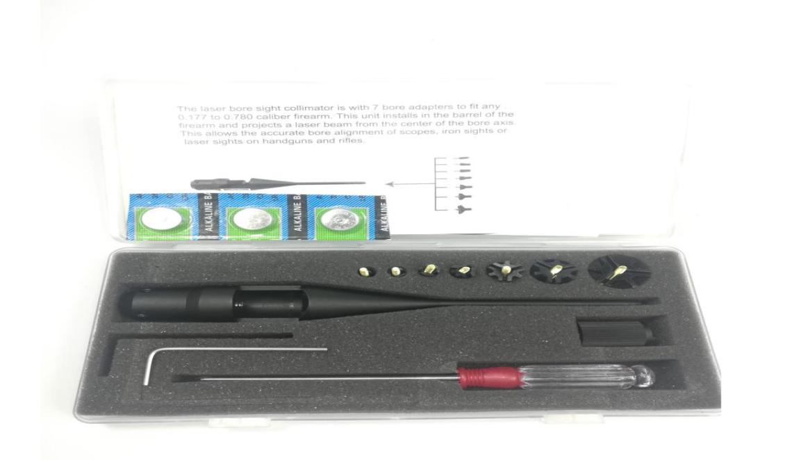 Red Dot Laser Bore Sighter Collimator With Quick Activation fit for 177 to 78 For hunting Scope8338607, Black
Red Dot Laser Bore Sighter Collimator With Quick Activation fit for 177 to 78 For hunting Scope8338607, Black