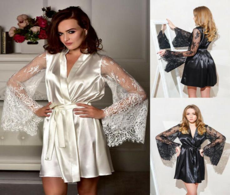 Women robe Silk Satin Robes Bridal Wedding Bridesmaid Bride Gown kimono Robe 2019 New Selling High Quality4979643, Black
Women robe Silk Satin Robes Bridal Wedding Bridesmaid Bride Gown kimono Robe 2019 New Selling High Quality4979643, Black