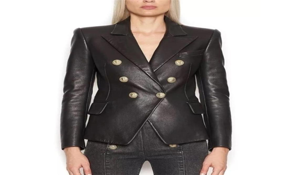 HIGH STREET Newest Baroque Fashion 2020 Designer Blazer Jacket Women039s Lion Metal Buttons Faux Leather Blazer Outer Coat LJ202678849, Black
HIGH STREET Newest Baroque Fashion 2020 Designer Blazer Jacket Women039s Lion Metal Buttons Faux Leather Blazer Outer Coat LJ202678849, Black