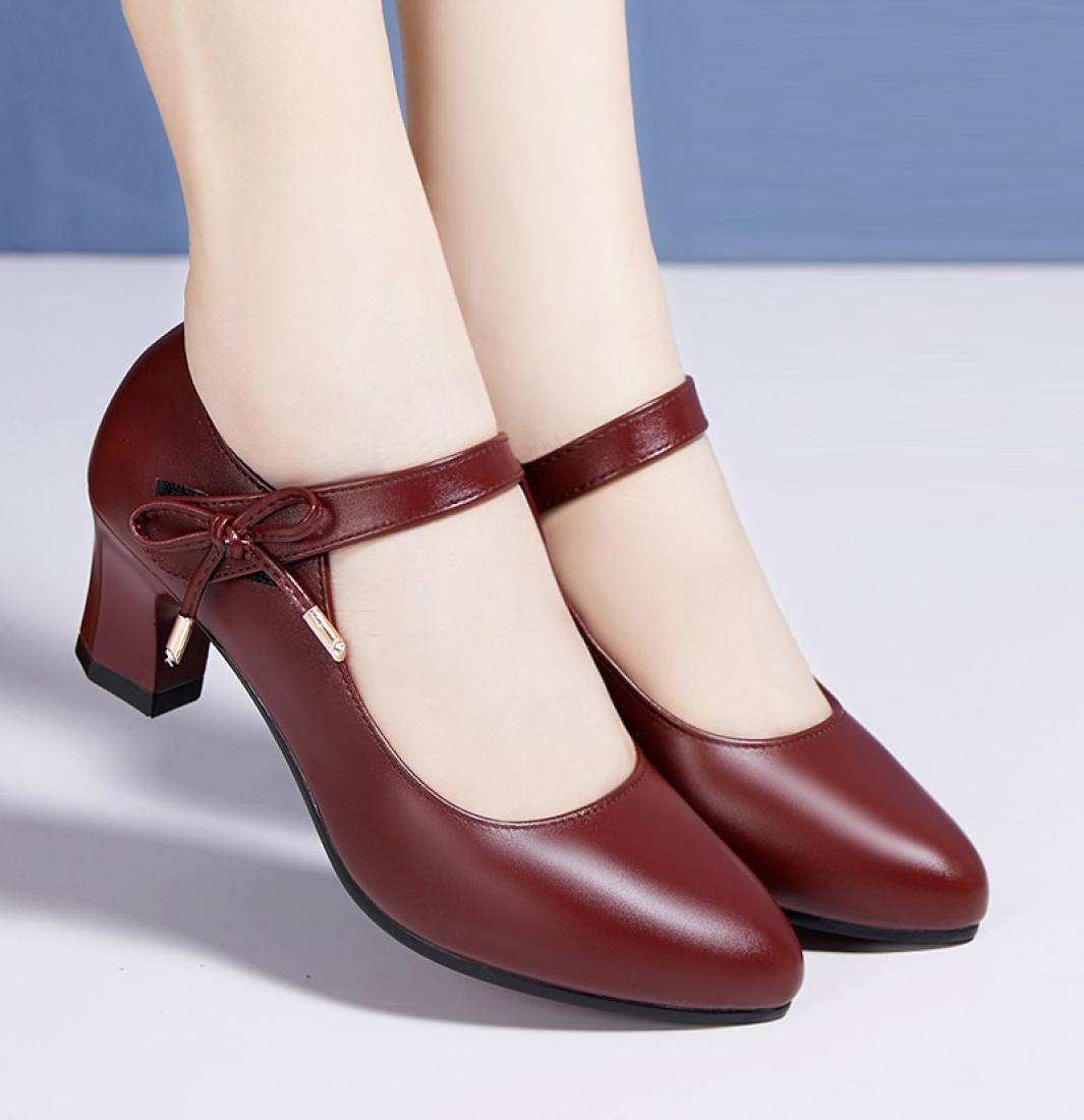 Plus Size Women Dress Shoes Med Heels Mary Janes Shoes Bow Pointed Toe Pumps Buckle Strap Grandma Shoes Ladies Office Shoe 8330N8665132, Red
Plus Size Women Dress Shoes Med Heels Mary Janes Shoes Bow Pointed Toe Pumps Buckle Strap Grandma Shoes Ladies Office Shoe 8330N8665132, Red