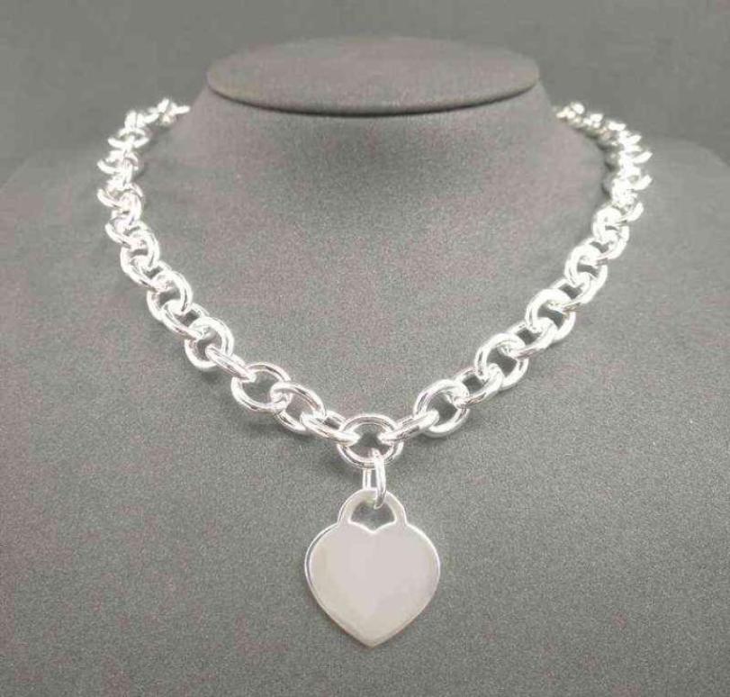 S925 Sterling Silver Necklace For Women Classic Heartshaped Pendant Charm Chain Necklaces Luxury Brand Jewelry Necklace Y2204214334770
S925 Sterling Silver Necklace For Women Classic Heartshaped Pendant Charm Chain Necklaces Luxury Brand Jewelry Necklace Y2204214334770