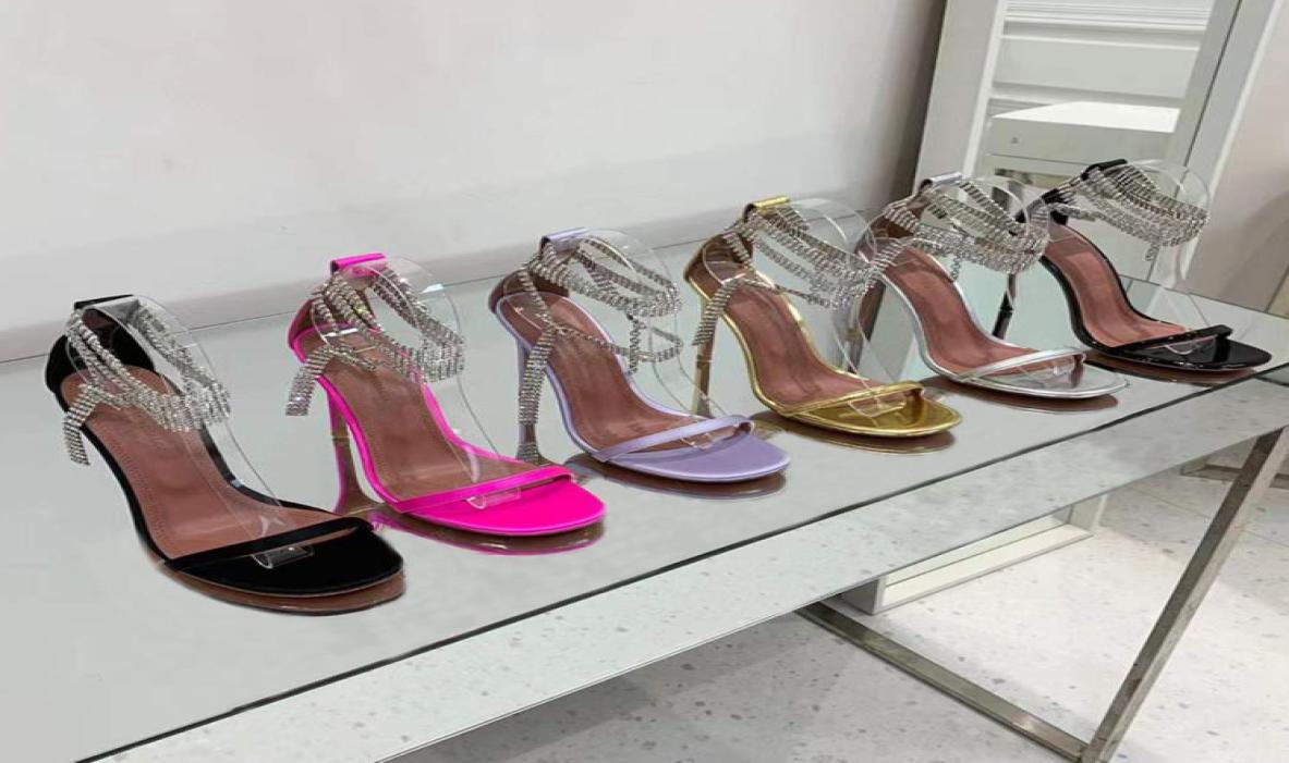 Amina muaddi Begum High heeled sandals crystalencrusted strap spool Heels skyhigh heel for shoes women summer luxury designers s8951390, Black
Amina muaddi Begum High heeled sandals crystalencrusted strap spool Heels skyhigh heel for shoes women summer luxury designers s8951390, Black