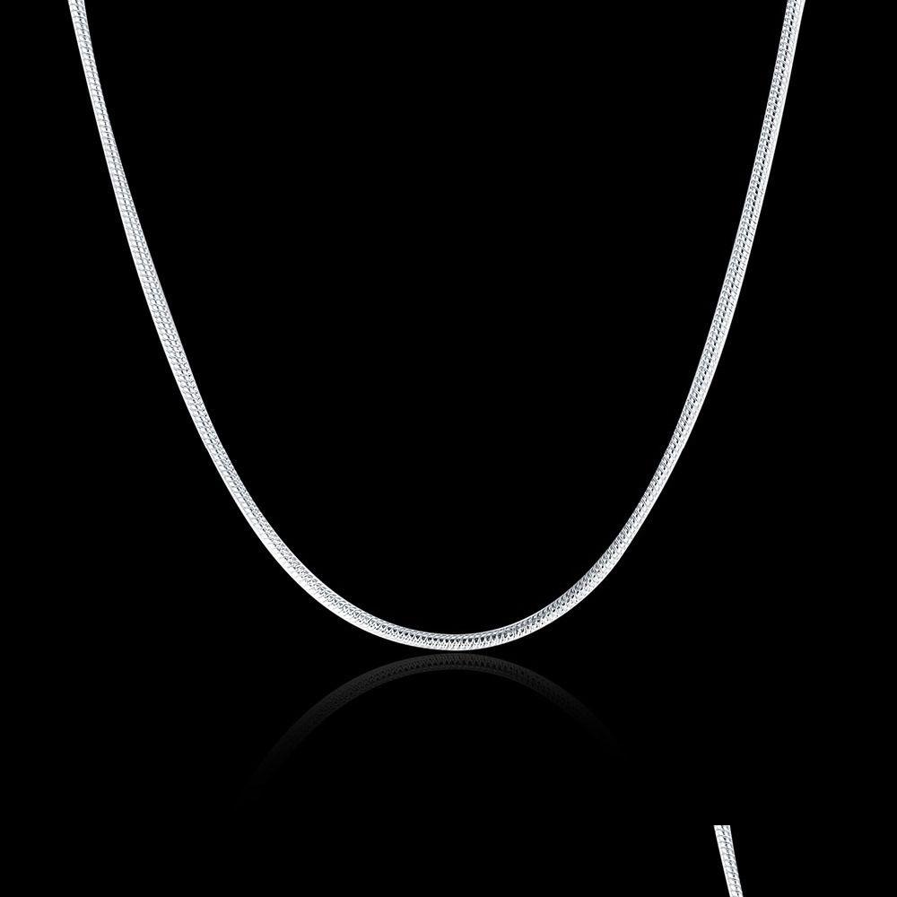 Chains Wholesale Sier Necklace1Mm 16 18 20 22 24 Inches Lobster Clasp Snake Chain Necklace For Women Men Statement Drop Delivery Jew Dhjbx
Chains Wholesale Sier Necklace1Mm 16 18 20 22 24 Inches Lobster Clasp Snake Chain Necklace For Women Men Statement Drop Delivery Jew Dhjbx