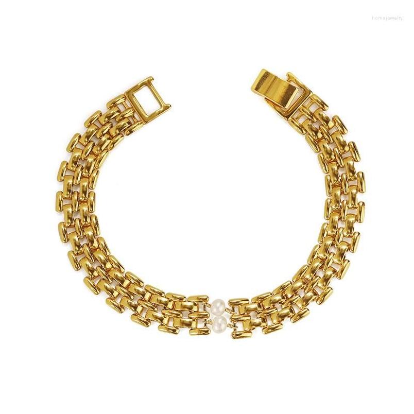 Chain Link Bracelets Womens Bracelet French Natural Freshwater Pearl Fashionable Personality Watch Strap High Color Retention Drop D Dha8F
Chain Link Bracelets Womens Bracelet French Natural Freshwater Pearl Fashionable Personality Watch Strap High Color Retention Drop D Dha8F
