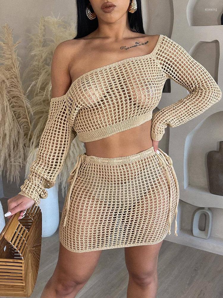 Women' Swimwear Women Sexy Knitted Long Sleeves Crochet Beach Cover-Ups Swimsuit Hollow Crop Tops Skirt Two Pieces Solid Bathing Suit, White
Women' Swimwear Women Sexy Knitted Long Sleeves Crochet Beach Cover-Ups Swimsuit Hollow Crop Tops Skirt Two Pieces Solid Bathing Suit, White