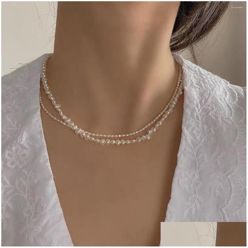 Chokers Choker French Fashion Natural Freshwater Baroque Millet Pearl Necklace Womens Luxury Temperament White Gift Drop Delivery Je Dhujz
Chokers Choker French Fashion Natural Freshwater Baroque Millet Pearl Necklace Womens Luxury Temperament White Gift Drop Delivery Je Dhujz
