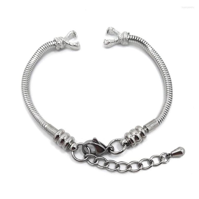 Chain Link Bracelets 10Pcs Stainless Steel Watch For Jewelry Bracelet Diy Drop Delivery Dhviw