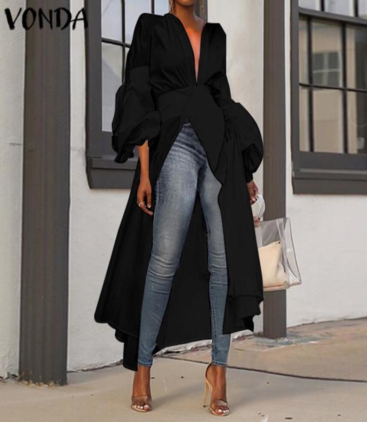VONDA Casual Asymmetric Tops Women Blouse Autumn Long Lantern Sleeve Party Shirts Tunic Plus Size Blusas Feminina Y2004227277028, Yellow
VONDA Casual Asymmetric Tops Women Blouse Autumn Long Lantern Sleeve Party Shirts Tunic Plus Size Blusas Feminina Y2004227277028, Yellow