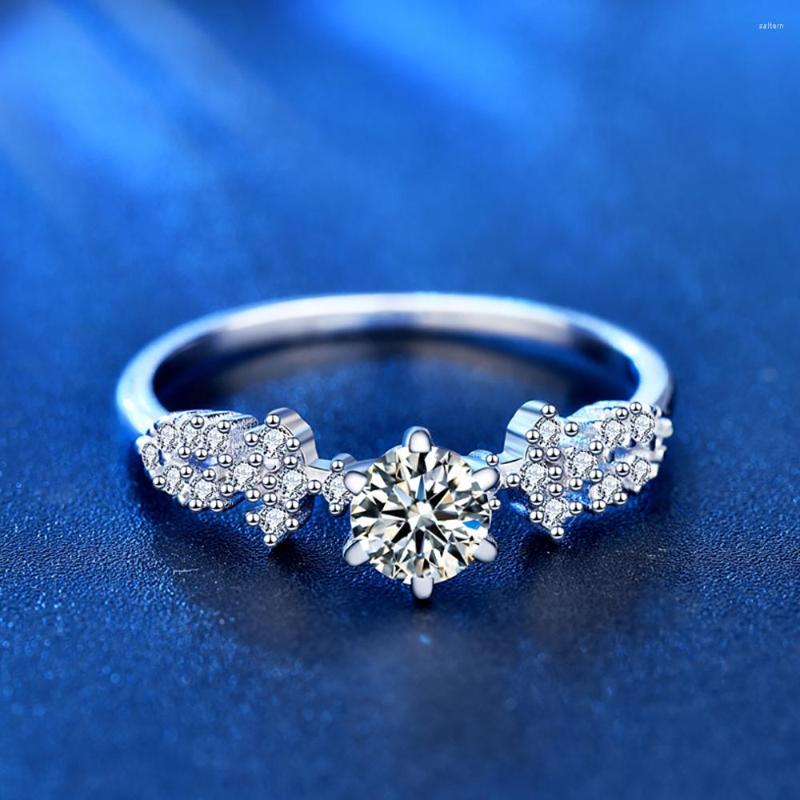 Cluster Rings Years Companion 0.5ct Moissanite With Certificate Couple Promise Silver 925 Jewelry All Ring
Cluster Rings Years Companion 0.5ct Moissanite With Certificate Couple Promise Silver 925 Jewelry All Ring