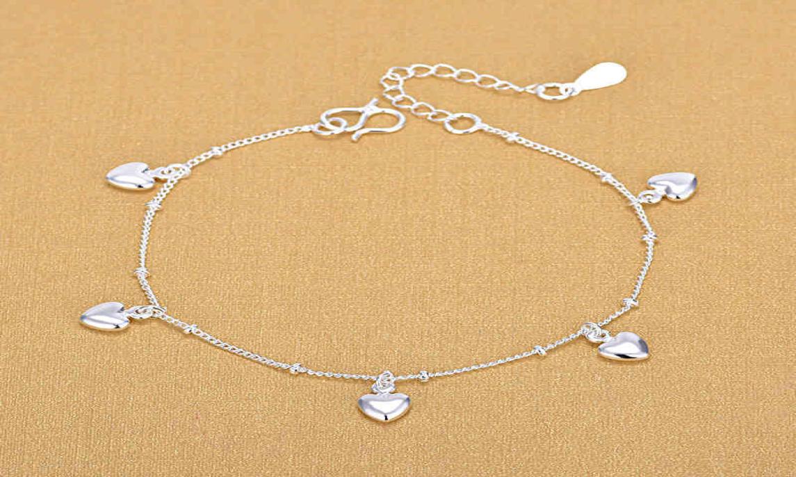 Fashion Female Lovely Heart Charm Bracelet For Women 925 Sterling Silver Birthday Gifts Jewelry 2105073052521
Fashion Female Lovely Heart Charm Bracelet For Women 925 Sterling Silver Birthday Gifts Jewelry 2105073052521