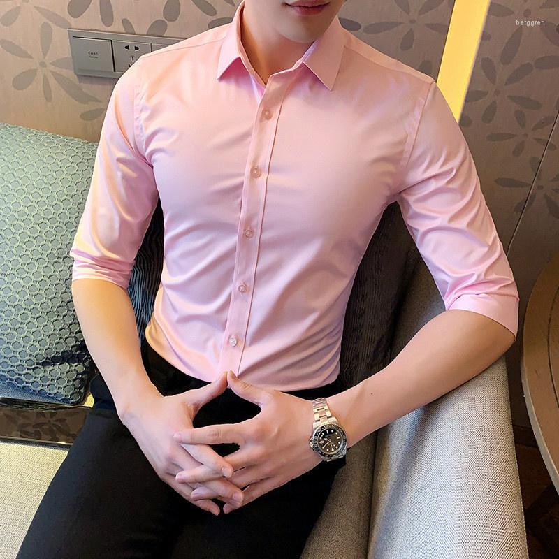 Men's Dress Shirts Casual Summer Oversized Social Shirt Male Slim Pink Formal Office Wear 4xl Fashion Multicolor Business, Black
Men's Dress Shirts Casual Summer Oversized Social Shirt Male Slim Pink Formal Office Wear 4xl Fashion Multicolor Business, Black