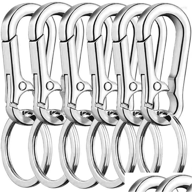 Keychains Lanyards Unisex Key Chain Stainless Steel Gourd Buckle Carabiner Keychain Waist Belt Clip Keyring Antilost Ring Car Deco Dhw8F
Keychains Lanyards Unisex Key Chain Stainless Steel Gourd Buckle Carabiner Keychain Waist Belt Clip Keyring Antilost Ring Car Deco Dhw8F