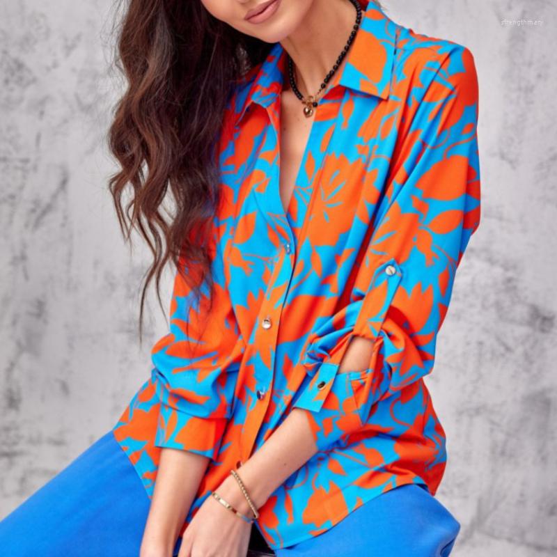 Women' Blouses Clothes For Women Spring Summer Loose Shirt Printed Cardigan Single-breasted Long-sleeved Shirts And Womens Tops, Orange
Women' Blouses Clothes For Women Spring Summer Loose Shirt Printed Cardigan Single-breasted Long-sleeved Shirts And Womens Tops, Orange