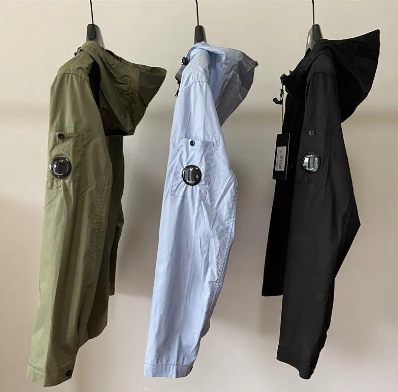 2023 Men's Jackets Spring and autumn Hooded CP Jacket Multi Pocket lens decoration cotton material men's casual zipper thin, Blue
2023 Men's Jackets Spring and autumn Hooded CP Jacket Multi Pocket lens decoration cotton material men's casual zipper thin, Blue