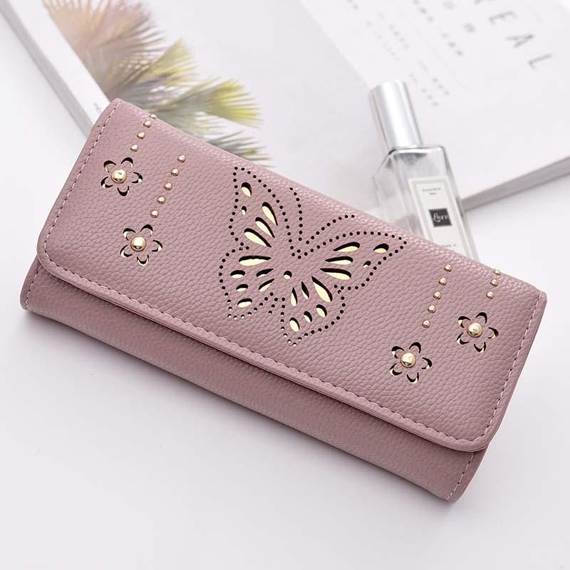 Wallets Long Women Clutch Wallet Female Fashion Butterfly Laser Hollow Out Ladies PU Leather Imitation Diamonds Purse B160, Black
Wallets Long Women Clutch Wallet Female Fashion Butterfly Laser Hollow Out Ladies PU Leather Imitation Diamonds Purse B160, Black