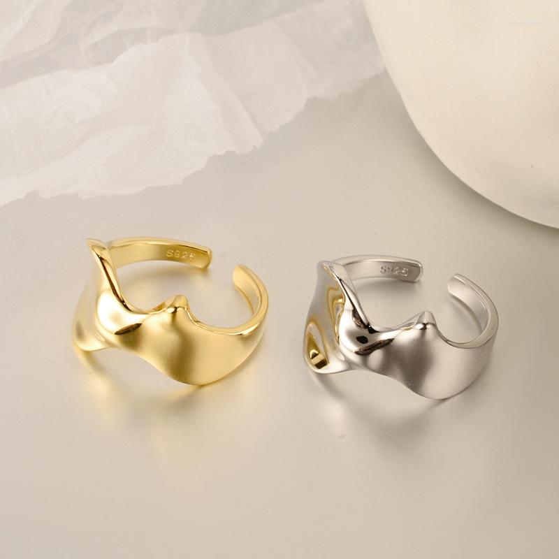 Cluster Rings 925 Sterling Silver Simple Irregular Geometric Smooth Adjustable For Women Fashion Handmade Party Jewelry Gifts
Cluster Rings 925 Sterling Silver Simple Irregular Geometric Smooth Adjustable For Women Fashion Handmade Party Jewelry Gifts
