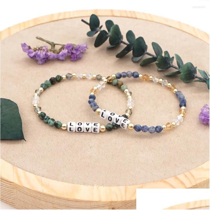 Beaded Strand Shinus Natural Stone Bracelet For Couple Crystal Love Letter Jewelry Women Gift Vintage Drop Delivery Bracelets Dhvsj
Beaded Strand Shinus Natural Stone Bracelet For Couple Crystal Love Letter Jewelry Women Gift Vintage Drop Delivery Bracelets Dhvsj