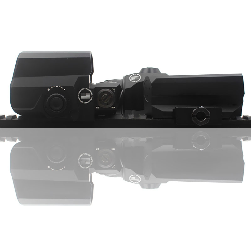 DEVO Dual-Enhanced View Optic Reticle DE-VO Rifle Scope Magnifier with L-CO Red Dot Reflex Rifle Sights Oringal Marking