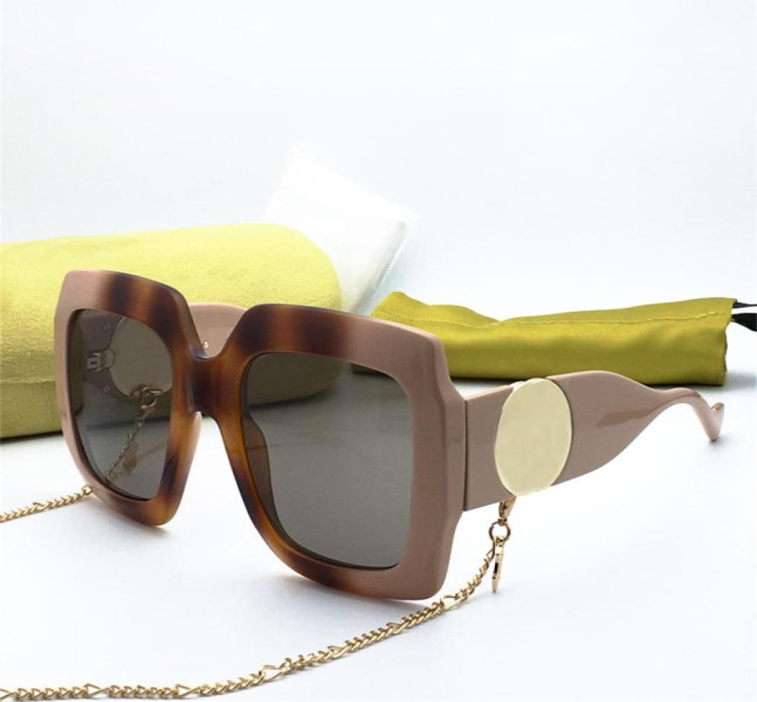 Fashion popular women sunglasses 1022S trend square frame gold chain strap glasses oversized top quality Elegant simple style Anti8326972
Fashion popular women sunglasses 1022S trend square frame gold chain strap glasses oversized top quality Elegant simple style Anti8326972