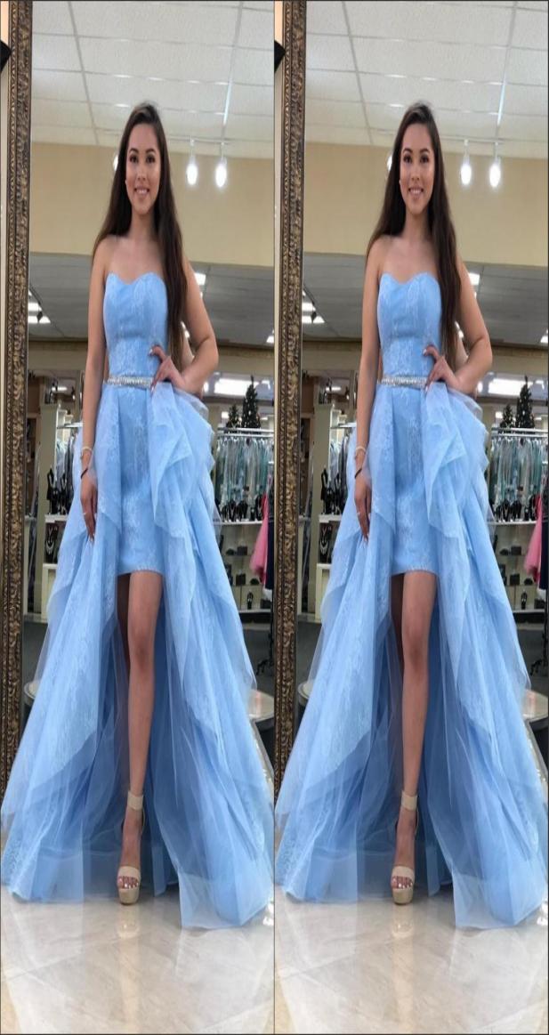 Light Sky Blue Lace Prom Dresses Ball Gown Detachable Train Ruffles Beaded Sashes Strapless Sweet 16 Dress Evening Gowns Party For3132493, Black
Light Sky Blue Lace Prom Dresses Ball Gown Detachable Train Ruffles Beaded Sashes Strapless Sweet 16 Dress Evening Gowns Party For3132493, Black