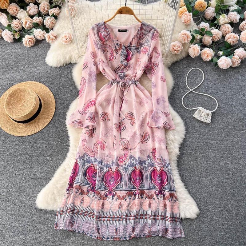 Casual Dresses French Court Lace Dress Women Spring V Neck Long Sleeve Sweet Princess Floral Print Elegant Party Vestidos De Verano Mujer, Mixed
Casual Dresses French Court Lace Dress Women Spring V Neck Long Sleeve Sweet Princess Floral Print Elegant Party Vestidos De Verano Mujer, Mixed