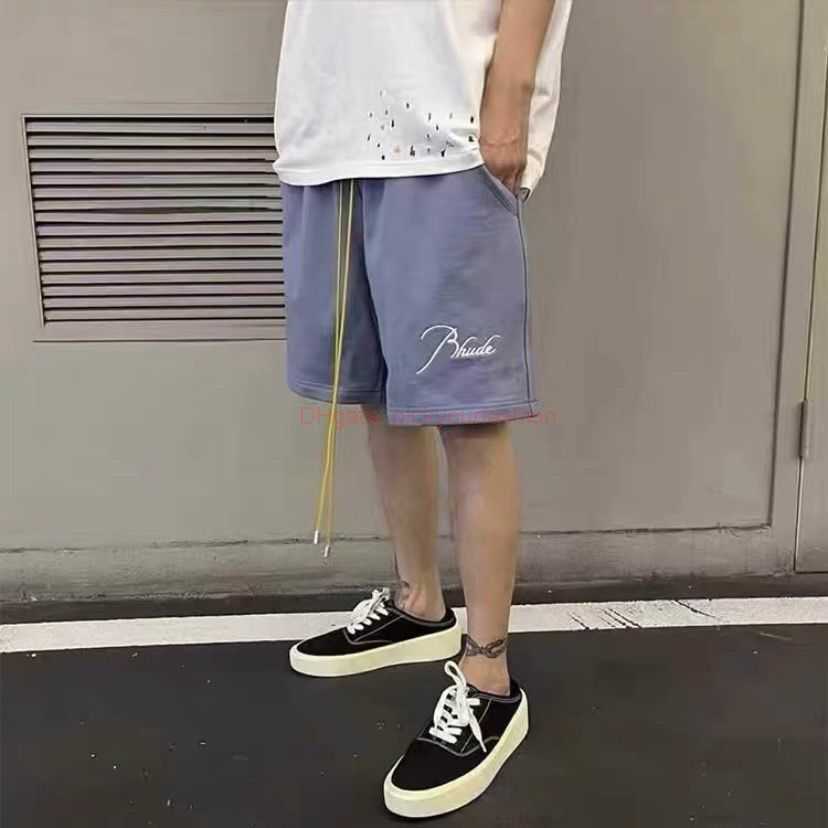 Designer Short Fashion Casual Clothing Beach shorts High Edition Rhude Letter Embroidered Terry Shorts High Street Drawstring Fog Capris Mens Loose Fit American Fa, Black
Designer Short Fashion Casual Clothing Beach shorts High Edition Rhude Letter Embroidered Terry Shorts High Street Drawstring Fog Capris Mens Loose Fit American Fa, Black