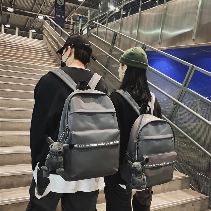 Backpack 2023 Korean Version Of Large-capacity Solid Color Nylon Casual School Bag Simple Letter Student Sports Travel, Black m no pendant
Backpack 2023 Korean Version Of Large-capacity Solid Color Nylon Casual School Bag Simple Letter Student Sports Travel, Black m no pendant