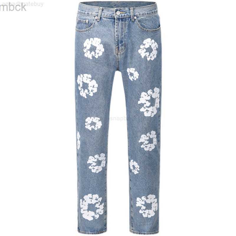 Men's Jeans High Street Denim Tears Style Kapok Washed Straight Fashion Vintage Loose Pants Kmzt m, White2
Men's Jeans High Street Denim Tears Style Kapok Washed Straight Fashion Vintage Loose Pants Kmzt m, White2
