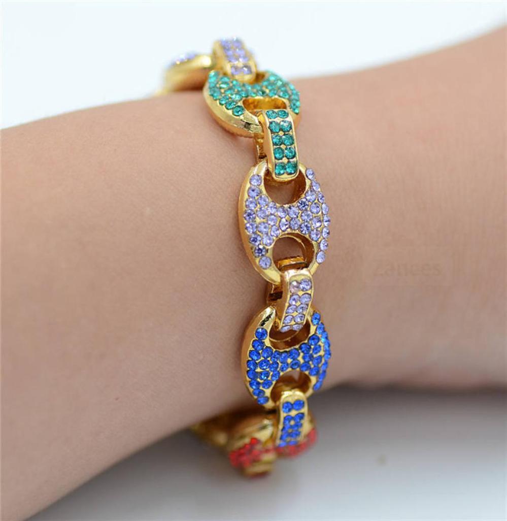 New color full diamond bracelet Hip hop bracelet fashion men039s Cuban chain Alloy Jewelry 4 colors2715216
New color full diamond bracelet Hip hop bracelet fashion men039s Cuban chain Alloy Jewelry 4 colors2715216