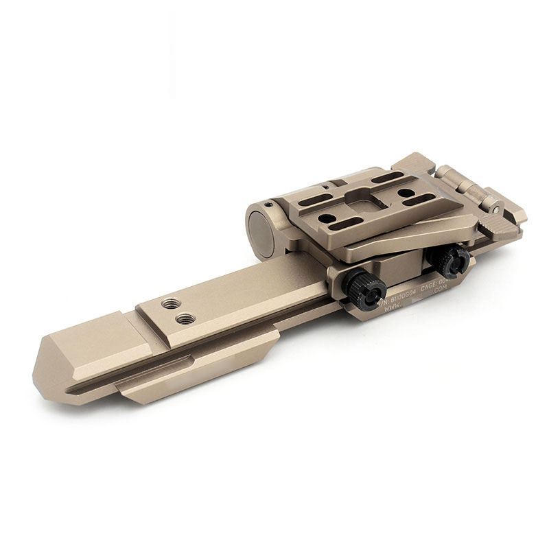 Filp Mount W/ Riser System Side Flip Mount Sets 0.41" 5/8" For Eotech G33 3X Magnifier Optics And Exps3 Red Dots Sight