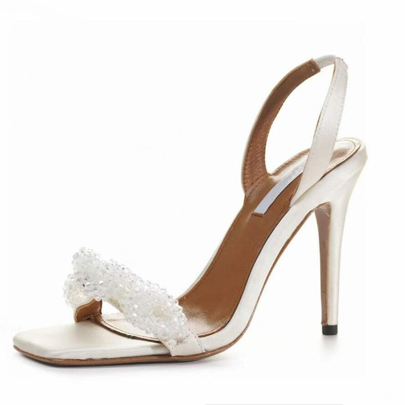 Fashion Women's Pumps Sandals Chain of Love 95 mm Clare Sling Italy Delicate Strass Diamond Embellished Slingback Designer Wedding Party Sandal High Heels Box EU 35-42, #2
Fashion Women's Pumps Sandals Chain of Love 95 mm Clare Sling Italy Delicate Strass Diamond Embellished Slingback Designer Wedding Party Sandal High Heels Box EU 35-42, #2