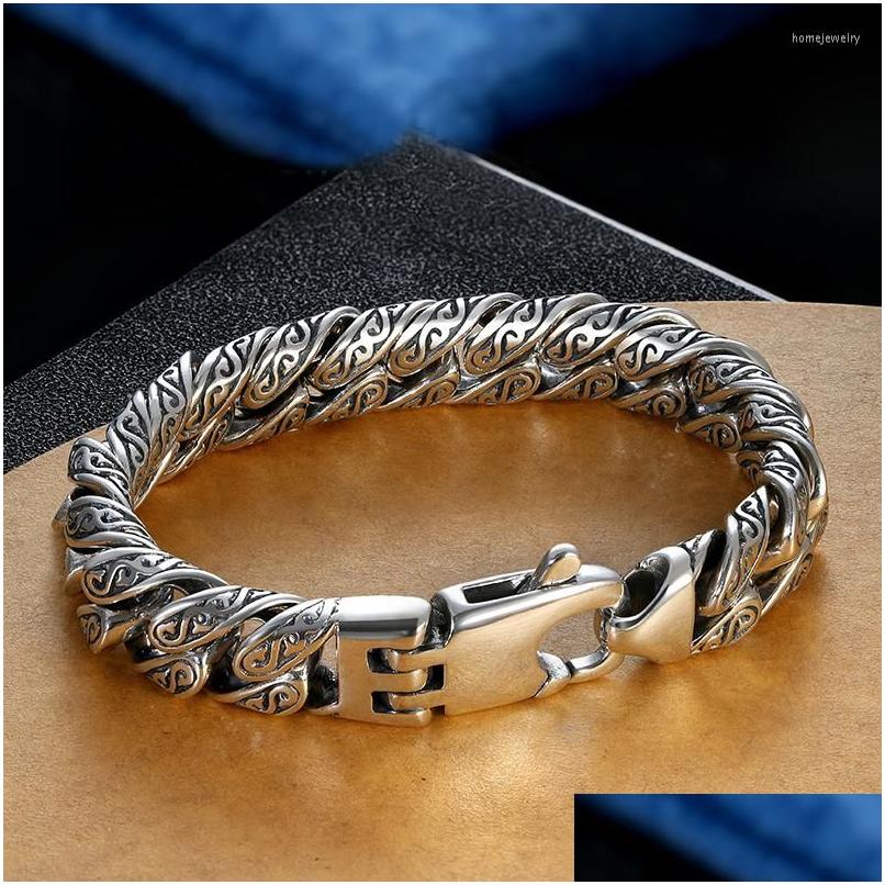 Chain Link Bracelets Hx Personalized Grass Pattern Bracelet Mens Thick Section Boys Hiphop Street Hipster Fashion Women Luxury Man D Dh4X1
Chain Link Bracelets Hx Personalized Grass Pattern Bracelet Mens Thick Section Boys Hiphop Street Hipster Fashion Women Luxury Man D Dh4X1