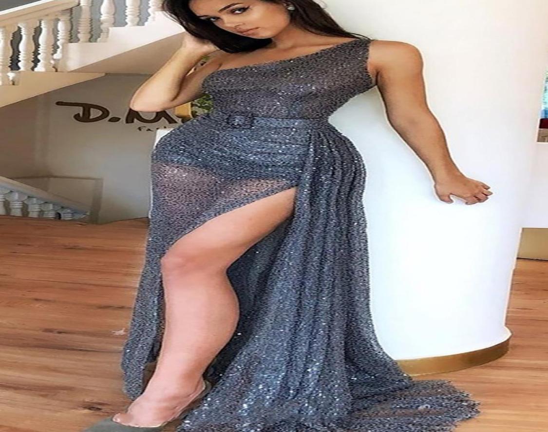 Mermaid Evening Dress One Shoulder Sequin Formal Dress Party Gown robe de soiree Side Split Mermaid Prom Gowns1428515, Gray
Mermaid Evening Dress One Shoulder Sequin Formal Dress Party Gown robe de soiree Side Split Mermaid Prom Gowns1428515, Gray