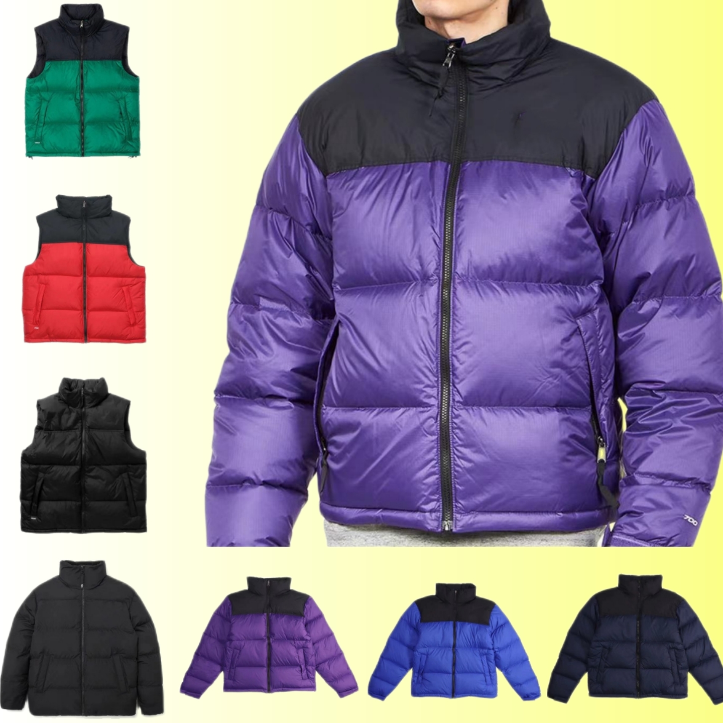 Down Coat Vest Puffer Designer Mens Couples Parka Winter Coats NF Size M-XXL Warm Coat Downfill Wholesale Price TOP VERSION, No.8 classic style
Down Coat Vest Puffer Designer Mens Couples Parka Winter Coats NF Size M-XXL Warm Coat Downfill Wholesale Price TOP VERSION, No.8 classic style