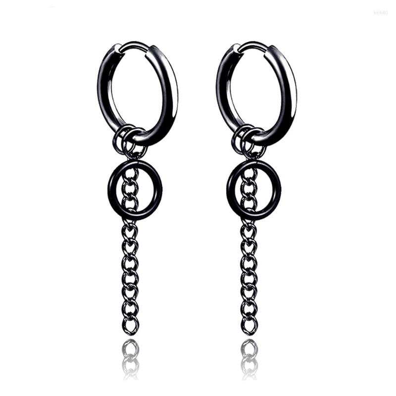 Dangle Earrings Punk Tassels Men 2023 Bijoux Round Long Chain Pendant Black Stainless Steel Drop Jewelry Brincos
Dangle Earrings Punk Tassels Men 2023 Bijoux Round Long Chain Pendant Black Stainless Steel Drop Jewelry Brincos