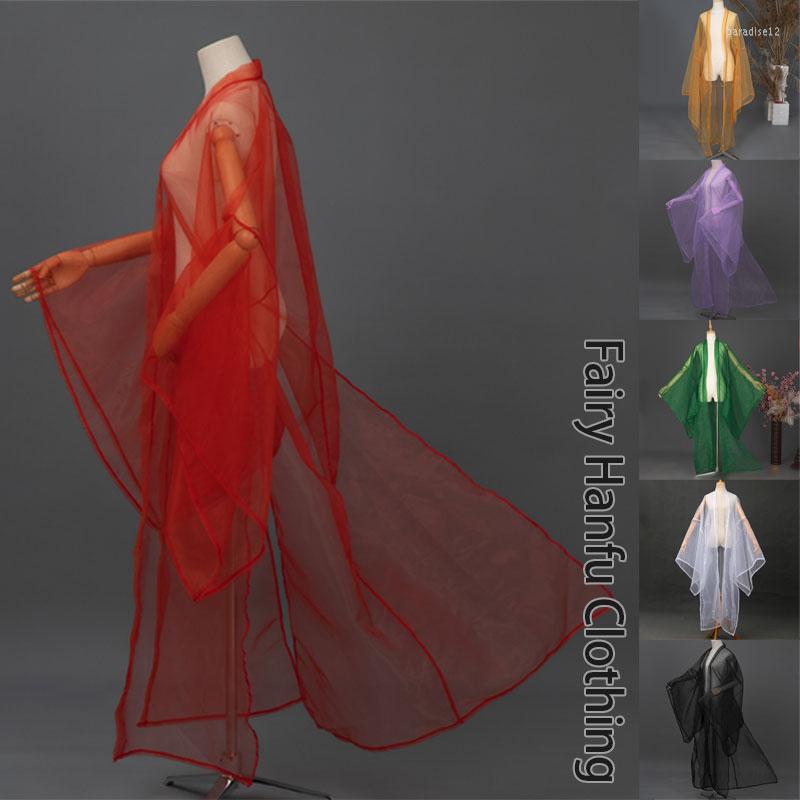 Stage Wear Traditional Hanfu Overcoat Women Men Chiffon Cardigan Cloak Chinese Ancinet Fairy Costume Large Sleeve Blouse Folk Dance
Stage Wear Traditional Hanfu Overcoat Women Men Chiffon Cardigan Cloak Chinese Ancinet Fairy Costume Large Sleeve Blouse Folk Dance