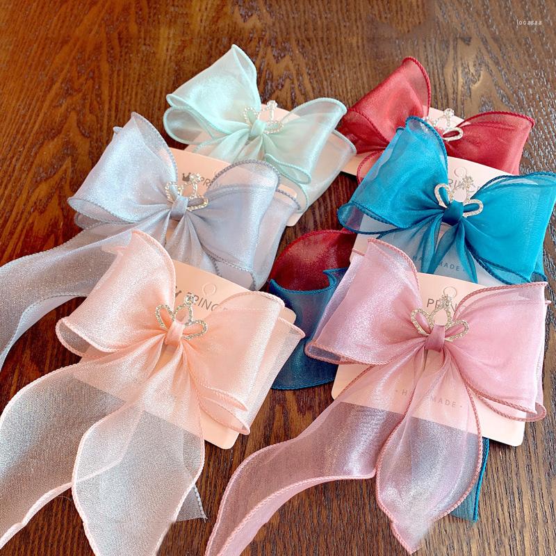 Hair Accessories Colorful Yarn Girl Ribbon Top Clip Super Fairy Crown Bow Spring Hairpin Princess Baby Headdress, Pink
Hair Accessories Colorful Yarn Girl Ribbon Top Clip Super Fairy Crown Bow Spring Hairpin Princess Baby Headdress, Pink