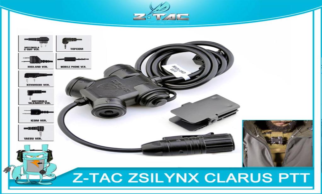 Tactical ZSILYNX CLARUS PTT Waterproof PTT For Comtac Headset fit Baofeng UV5R UV6R UV82 UVB6 TYT THUVF9 Radio KenwoodIcom 7995262, Black
Tactical ZSILYNX CLARUS PTT Waterproof PTT For Comtac Headset fit Baofeng UV5R UV6R UV82 UVB6 TYT THUVF9 Radio KenwoodIcom 7995262, Black