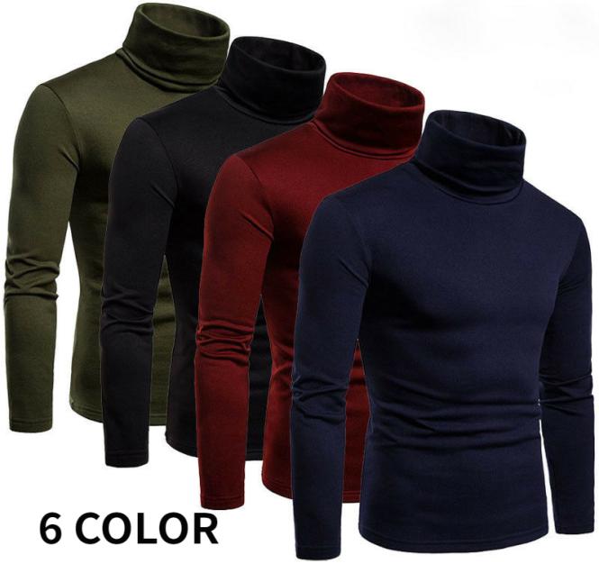 Men039s Casual Fashion Basic Slim Fit Knitted Pullover Turtleneck Male Sweater Double Collar Autumn Winter4900773, Black
Men039s Casual Fashion Basic Slim Fit Knitted Pullover Turtleneck Male Sweater Double Collar Autumn Winter4900773, Black