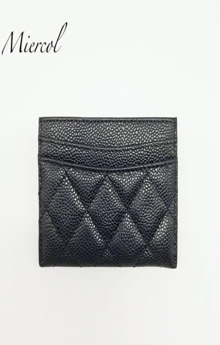 Miercol clssic women Genuine leather credit card holder ID cc Luxury Brand Caviar Leather purse1865312, Dark grey
Miercol clssic women Genuine leather credit card holder ID cc Luxury Brand Caviar Leather purse1865312, Dark grey