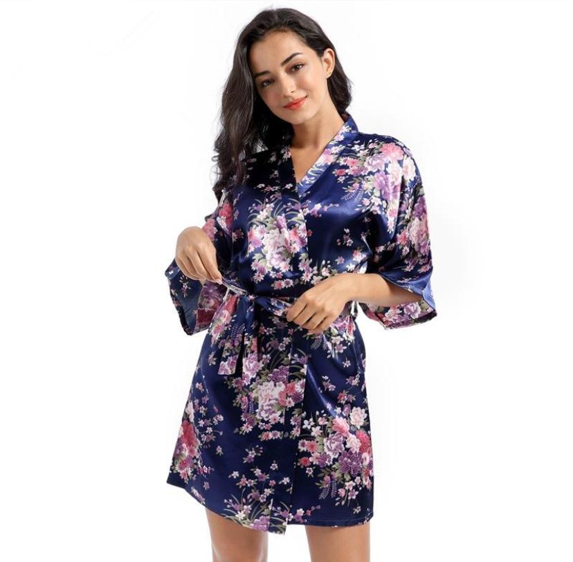 Women039s Sleepwear Silk Floral Robes For Women Dressing Gowns Bridemaid Short Satin Kimono Wedding Party Bathrobes Whole8831532, Black
Women039s Sleepwear Silk Floral Robes For Women Dressing Gowns Bridemaid Short Satin Kimono Wedding Party Bathrobes Whole8831532, Black