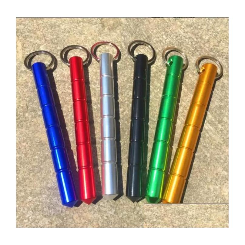 Keychains Lanyards Aluminum Self Defense Keychain Metal Stick Cars Personal Safty Key Chain Charm Car Keyring Drop Delivery Fashio Dh9Wi
Keychains Lanyards Aluminum Self Defense Keychain Metal Stick Cars Personal Safty Key Chain Charm Car Keyring Drop Delivery Fashio Dh9Wi