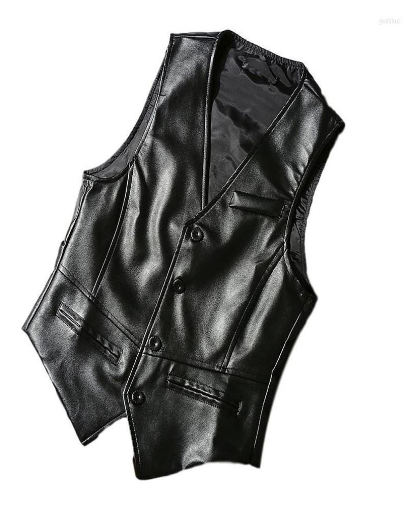 Men039s Vests Idopy Men Vest Black Business Classic Waistcoat Male Faux Leather Fashion Solid Biker Sleeveless Jacket1369319
Men039s Vests Idopy Men Vest Black Business Classic Waistcoat Male Faux Leather Fashion Solid Biker Sleeveless Jacket1369319