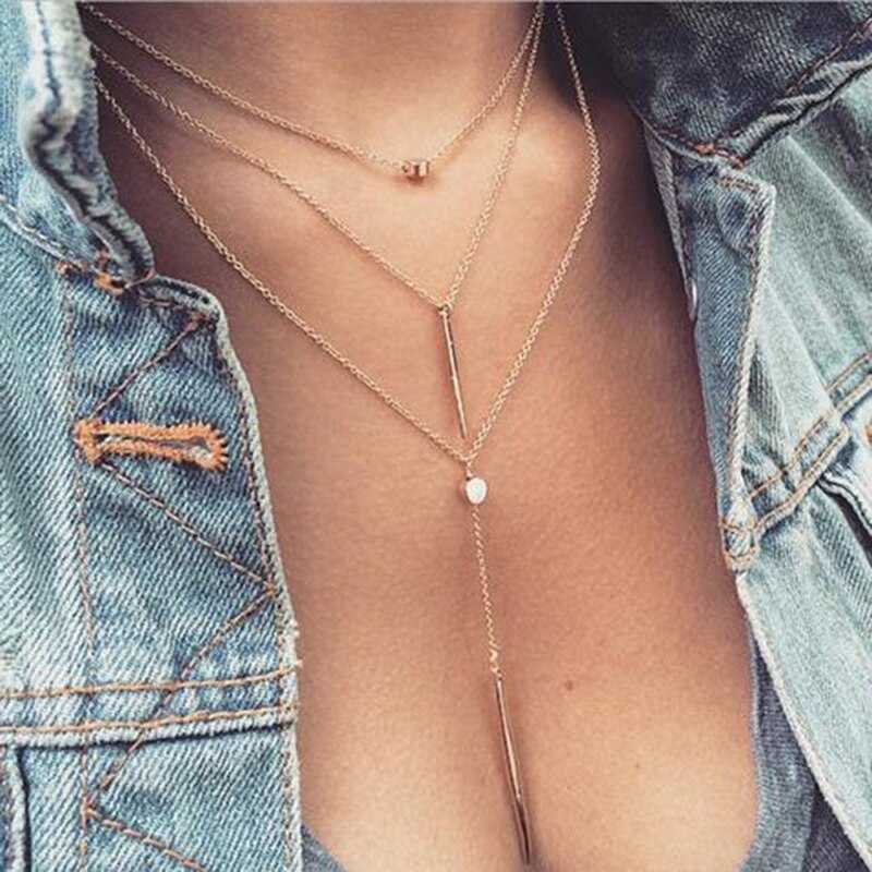 Pendant Necklaces Sweater Chain Lady Exaggerates European And American Multi Layer Necklace Womens Bohemian Sequined Clavicle Chain AA230526
Pendant Necklaces Sweater Chain Lady Exaggerates European And American Multi Layer Necklace Womens Bohemian Sequined Clavicle Chain AA230526