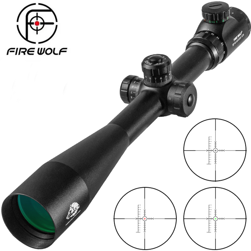 10-40x50 Long Range Riflescope Side Wheel Parallax Optic Sight Rifle Scope Hunting Scopes Sniper Luneta Para Rifle