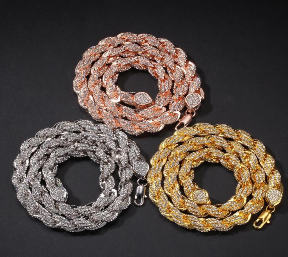 Bling 9mm Rope Chain Luxury Micro Pave Iced Out Necklace Zirconia Necklace for Men Gold Color Fashion Hiphop Jewelry2545137
Bling 9mm Rope Chain Luxury Micro Pave Iced Out Necklace Zirconia Necklace for Men Gold Color Fashion Hiphop Jewelry2545137